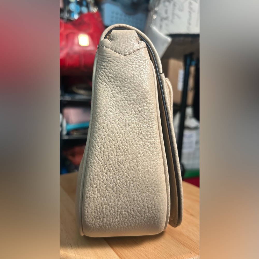 NWT Marc Jacobs Empire City Leather Fold-Over Messenger Bag - Picture 5 of 12